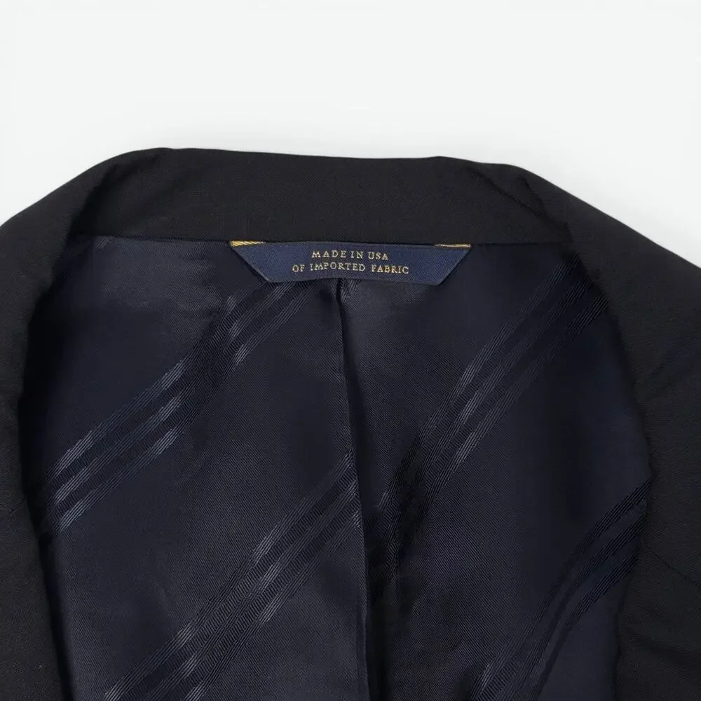 Brooks Brothers 1818 Madison Suit Jacket Mens 54R Navy VBC Italian Wool Blazer